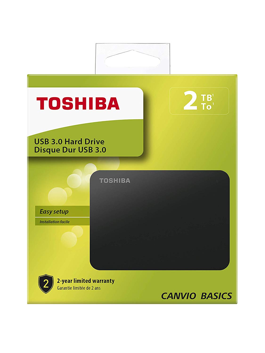 Toshiba Disque dur Externe Portable 2,5″ 2 To USB 3.0 (Copie